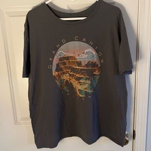 Time & Tru, Grand Canyon Arizona Gray, Plus Size, Short Sleeve T-Shirt, XXXL(22)